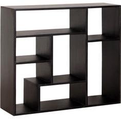 Woodsworth Mexico Display Unit Cum Book Shelf In Espresso Walnut Finish