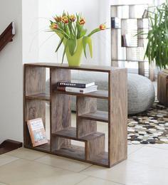 Woodsworth Mexico Display Unit Cum Book Shelf In Provincial Teak Finish