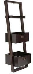 Woodsworth Mexico Ladder Book Shelf In Espersso Walnut Finish