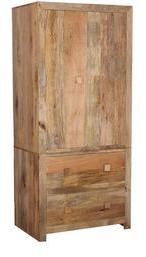 Woodsworth Mexico Large Size Wardrobe In Natural Sheesham Finish