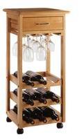 Woodsworth Mexico Mini Bar Cabinet In Natural Finish