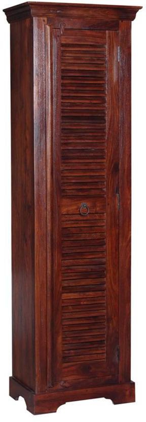 Woodsworth Mexico Single Door Wardrobe in Colonial Maple Finish