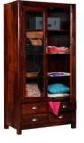 Woodsworth Mexico Solid Wood Book Case In Honey Oak Finish