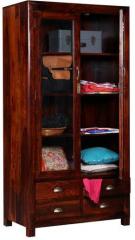 Woodsworth Mexico Solid Wood Book Case in Honey Oak Finish