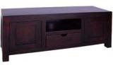 Woodsworth Mexico Solid Wood Entertainment Unit In Passion Mahogany Finish