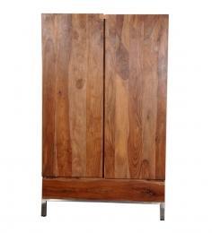 Woodsworth Mint Modern Steel Frame Wardrobe