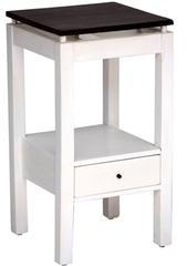 Woodsworth Mint Modernized End Table With Storage