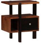 Woodsworth Monterrey Bed Side Table In Dual Tone Finish