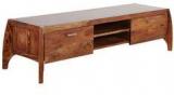 Woodsworth Montevideo Solid Wood Entertainment Unit In Natural Sheesham Finish