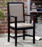 Woodsworth Morton Arm Chair In Espresso Walnut Finish