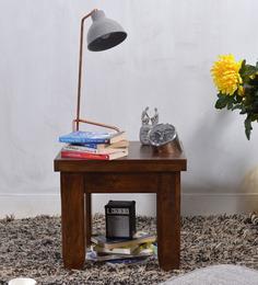 Woodsworth Morton Grande End Table In Provincial Teak Finish