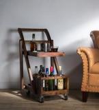 Woodsworth Mosby Bar Trolley In Provincial Teak Finish