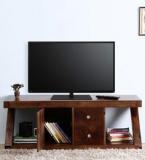 Woodsworth Mosby TV Entertainment Unit In Provincial Teak Finish