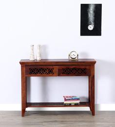 Woodsworth Mossyrock Console Table In Honey Oak Finish