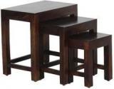 Woodsworth Nashville Solid Wood Set Of Tables In Provincial Teak Finish