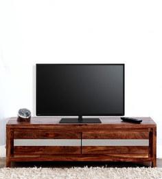 Woodsworth Newport Entertainment Unit In Warm Walnut Finish