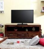 Woodsworth Nico Entertainment Unit In Provincial Teak Finish