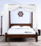 Woodsworth Oakland Poster Bed In Provincial Teak Finish