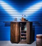 Woodsworth Oakville Bar Cabinet In Provincial Teak Finish