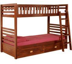 Woodsworth Olida Baby Bunk In Colonial Maple Finish