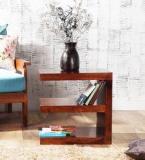 Woodsworth Olney End Table In Provincial Teak Finish