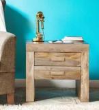 Woodsworth Ontario Bed Side Table In Natural Finish