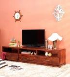 Woodsworth Ontario Entertainment Unit In Provincial Teak Finish