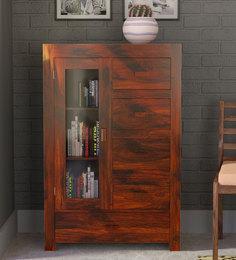 Woodsworth Ontario Solid Wood Cabinet In Provincial Teak Finish