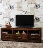 Woodsworth Ontario Solid Wood Entertainment Unit In Provincial Teak Finish