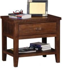 Woodsworth Ordoba Solid Wood Bed Side Table in Provincial Teak Finish