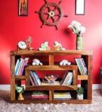 Woodsworth Palencia Guayana Solid Wood Entertainment Unit In Provincial Teak Finish