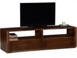 Woodsworth Palencia Solid Wood Entertainment Unit In Provincial Teak Finish