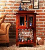 Woodsworth Palmira Bar Unit In Honey Oak Finish