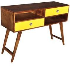 Woodsworth Paloma Entertainment Unit With Two Drawers In Provincial Teak Finish