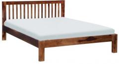 Woodsworth Paloma Solid Wood King Sized Bed Without Storage in Provincial Teak Finish