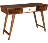 Woodsworth Paloma Study & Laptop Table With Drawer In Provincial Teak Finish