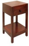 Woodsworth Pembroke Bed Side Table In Colonial Maple Finish