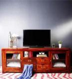 Woodsworth Peshtigo Entertainment Unit With Four Drawers In Honey Oak Finish