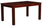 Woodsworth Pessoa Six Seater Dining Table In Honey Oak Finish