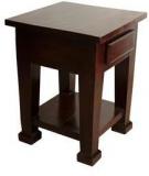 Woodsworth Peterhouse End Table In Espresso Walnut Finish