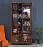 Woodsworth Polson Book Case In Provincial Teak Finish