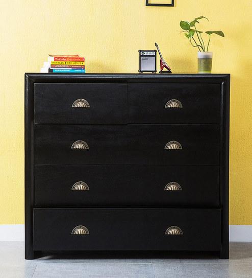 Woodsworth Polson Chest Of Drawers in Espresso Walnut Finish