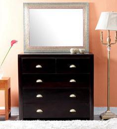 Woodsworth Polson Chest Of Drawers In Passion Mahogany Finish