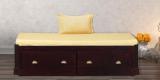 Woodsworth Polson Single Bed With Storage In Passion Mahogany Finish