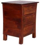 Woodsworth Porto Alegre Bed Side Table In Colonial Maple Finish