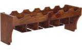 Woodsworth Porto Alegre Solid Wood Wine Rack In Provincial Teak Finish