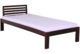 Woodsworth Porto Solid Wood Single Bed In Passion Mahogany Finish