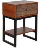 Woodsworth Puebla Bed Side Table In Dual Tone