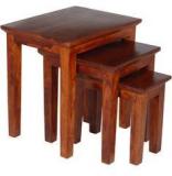 Woodsworth Puebla Set Of Tables in Colonial Maple Finish