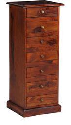 Woodsworth Puebla Sheesham Wood Chest Of Drawers In Honey Oak Finish